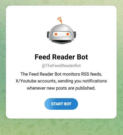 Feed Reader Bot