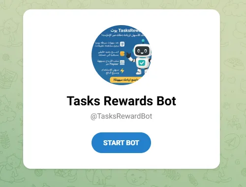 Tasks Rewards Bot