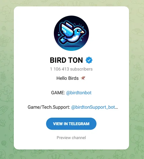 BIRD TON