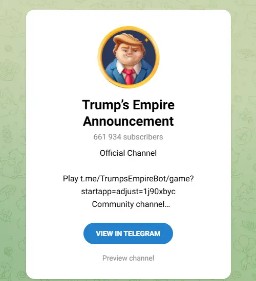 Trump’s Empire Announcement