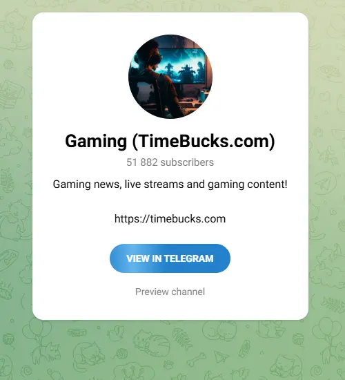 Gaming (TimeBucks.com)